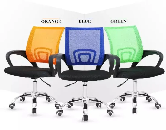 Современный тканевый стул с поворотным подлокотником, офисная мебель, офисный стул с регулируемыми колесами, сетчатый офисный стул